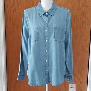 NWT FALLS CREEK Chambray Shirt XL